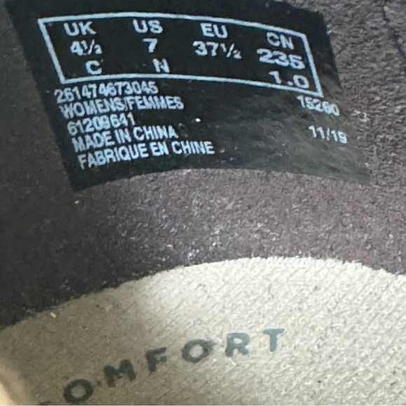 Clarks Juliet Lora Taupe Faux Leather Reptile Snake Print Slip On Loafers Size 7 - Picture 11 of 11